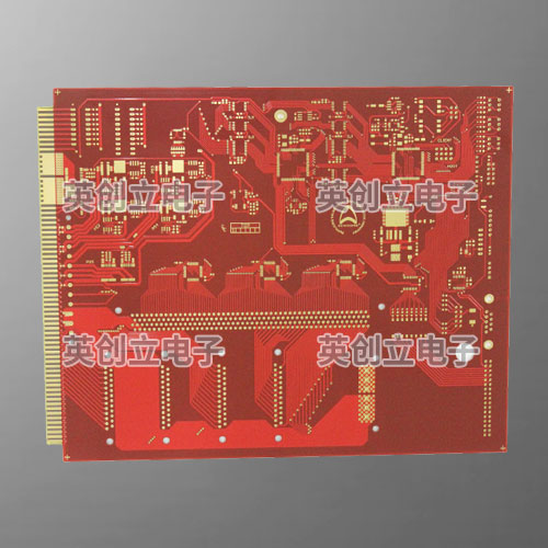 FR4紅油白字6層沉金PCB